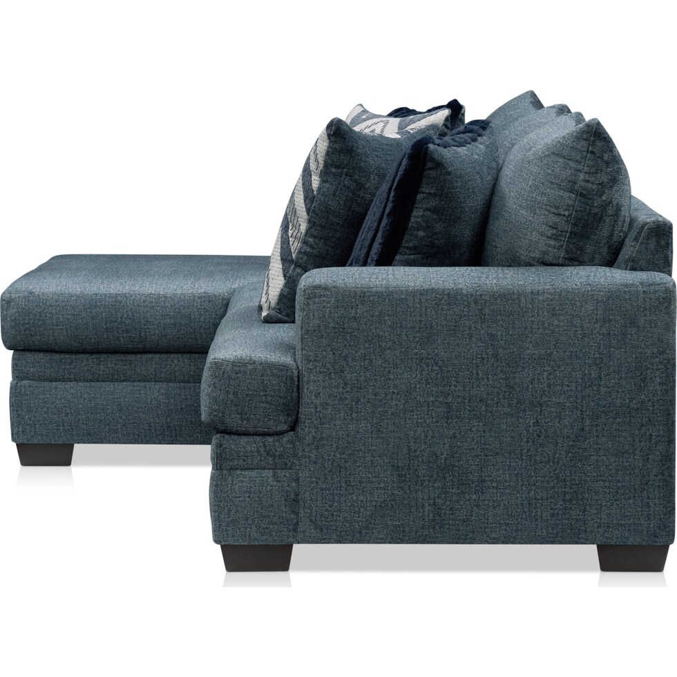 marlie blue sectional   