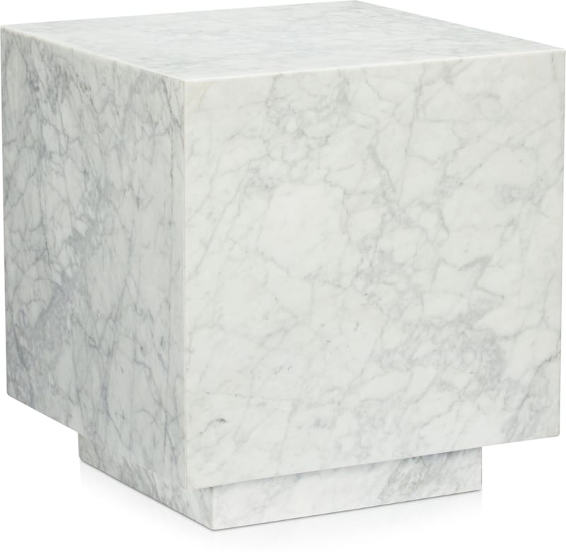 Marlin Marble End Table | Value City Furniture