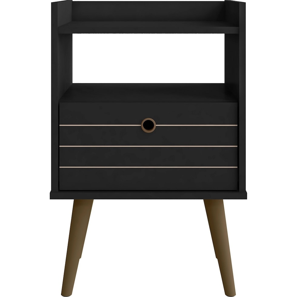 marlo black nightstand   