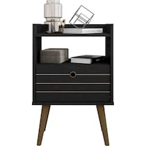 marlo black nightstand   