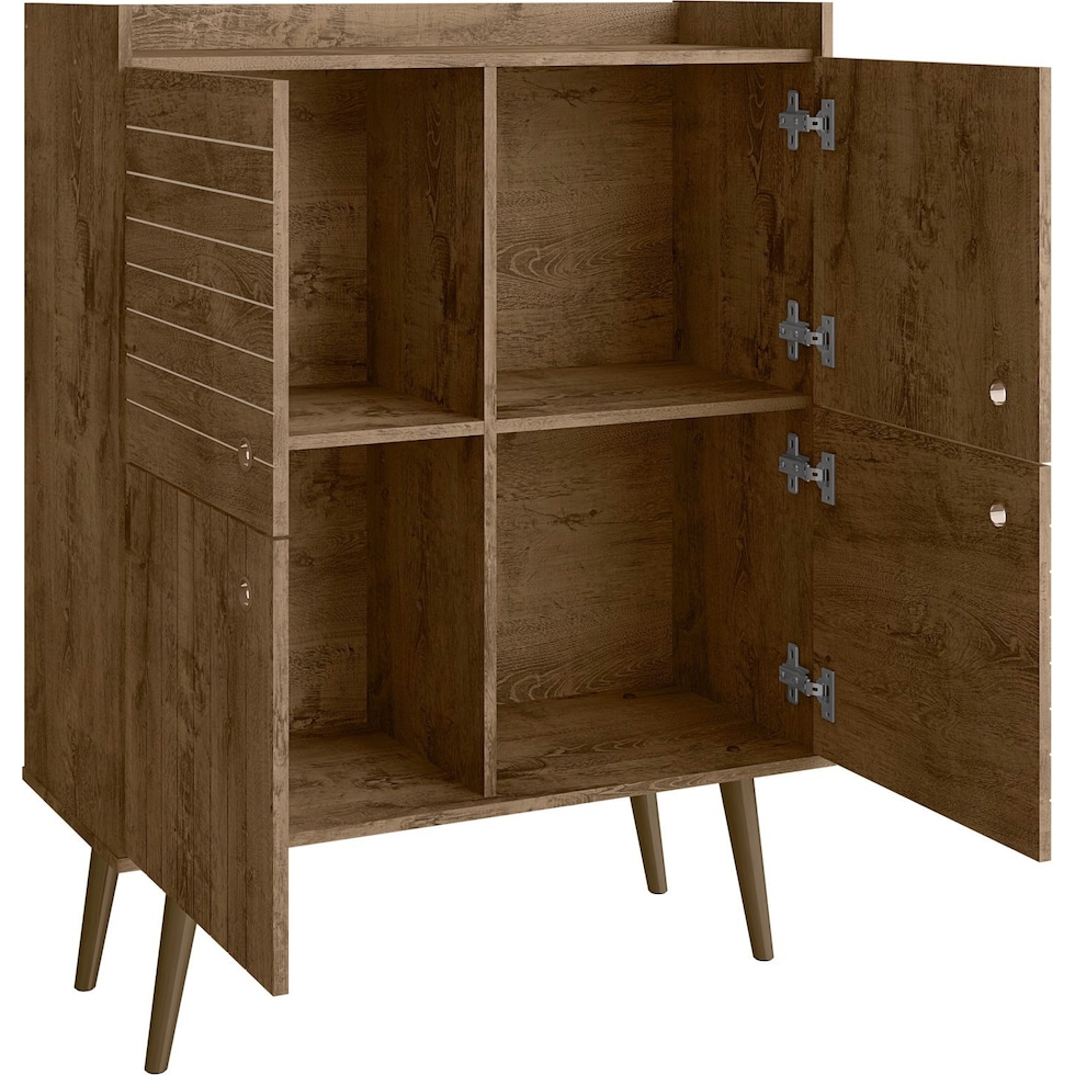 marlo dark brown accent cabinet   