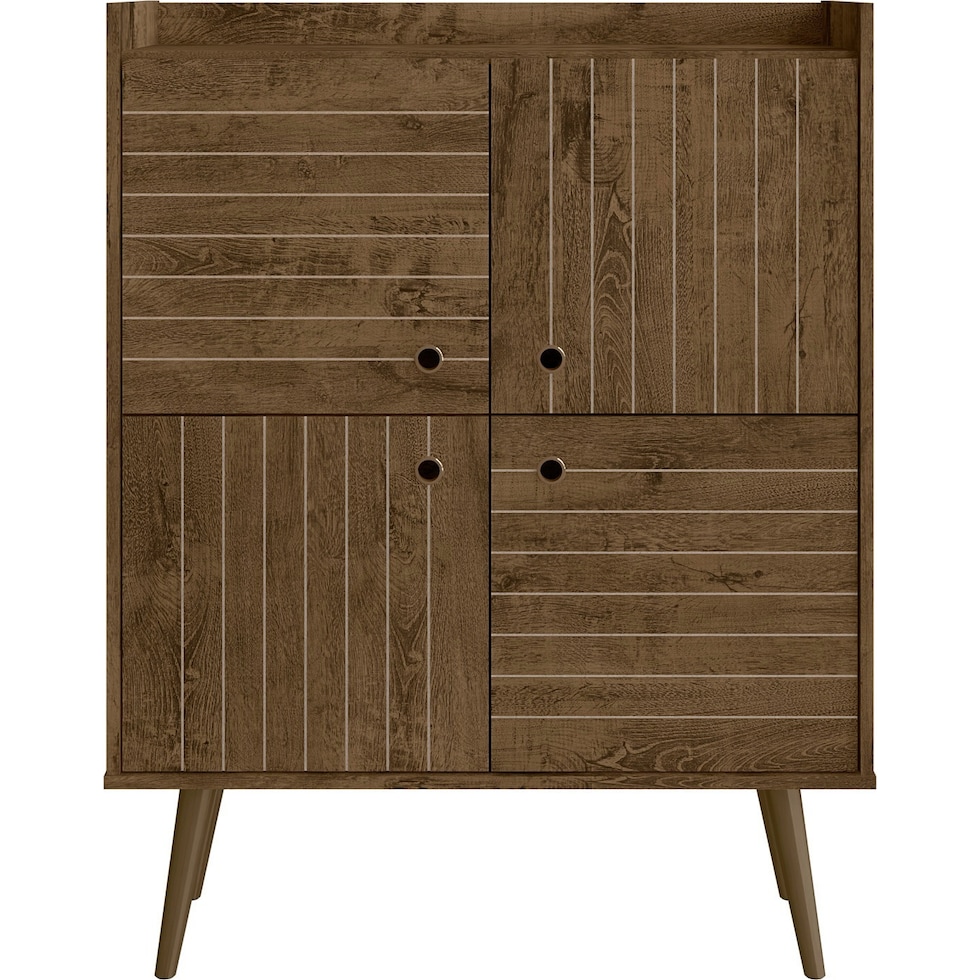 marlo dark brown accent cabinet   