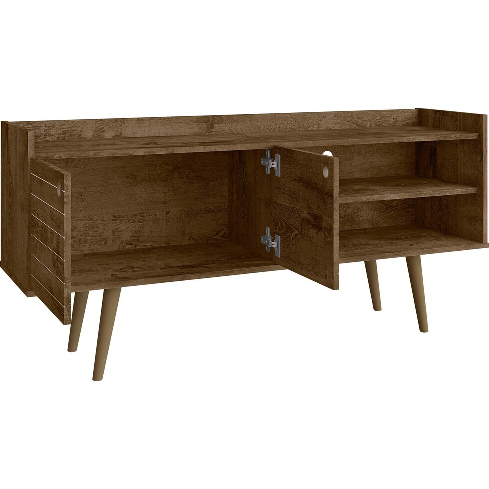 marlo dark brown tv stand   