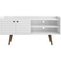 marlo white tv stand   