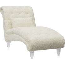 marlowe white chaise   