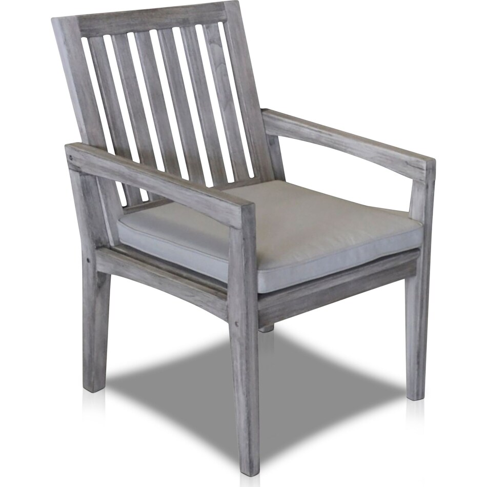 marshall gray outdoor chair   