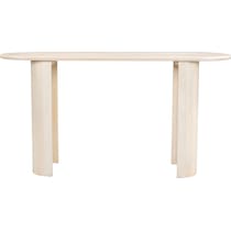 marta neutral console table   