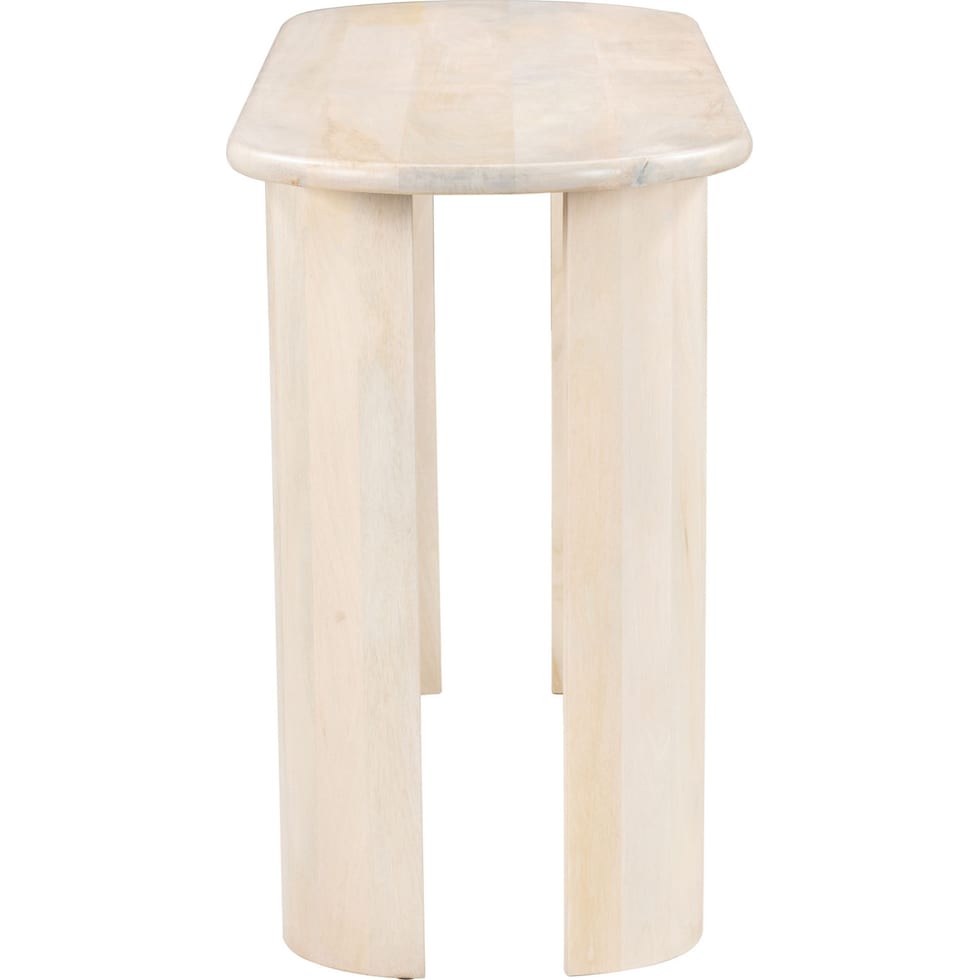 marta neutral console table   