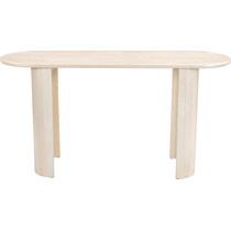 marta neutral console table   