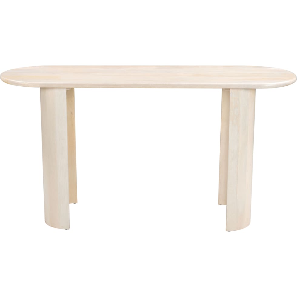 marta neutral console table   