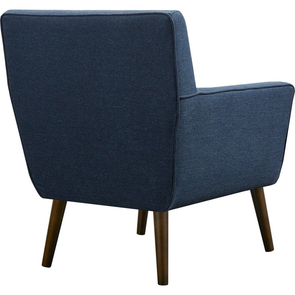 martha blue accent chair   