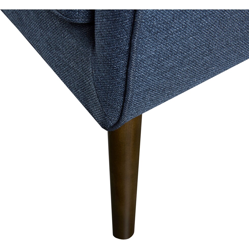 martha blue accent chair   