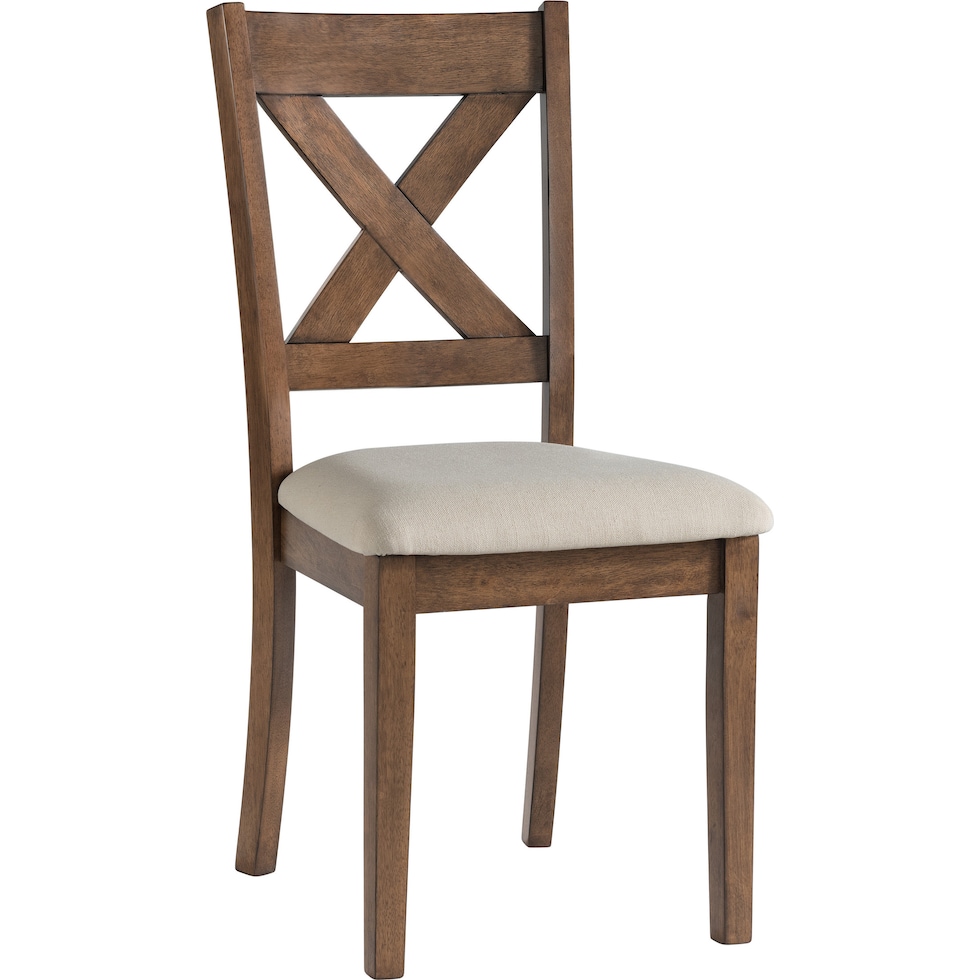 martha dark brown dining chair   