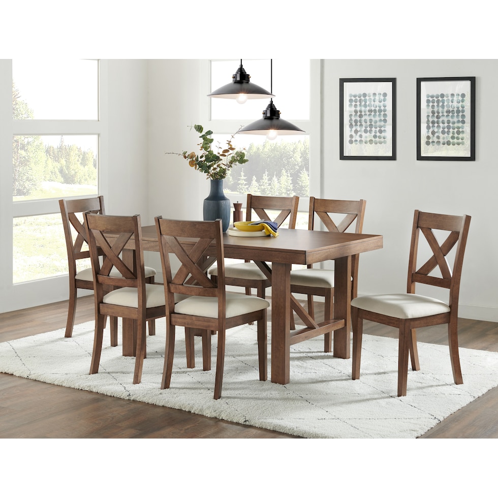 martha dark brown dining chair   