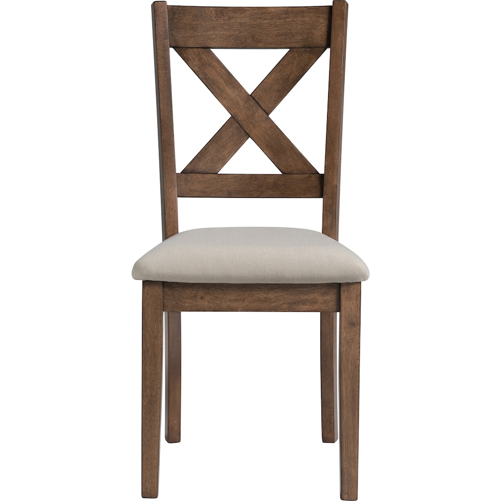 martha dark brown dining chair   