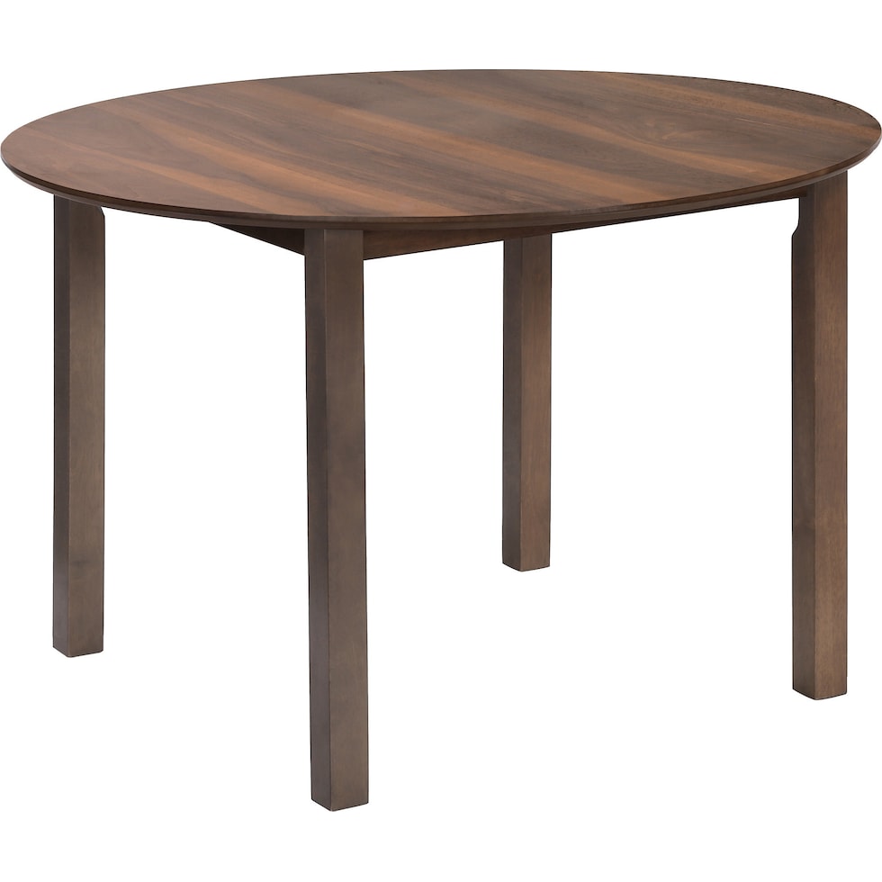 martina dark brown dining table   