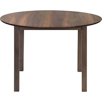 martina dark brown dining table   