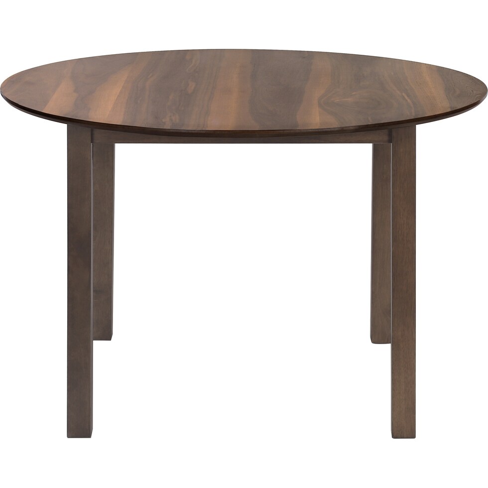 martina dark brown dining table   