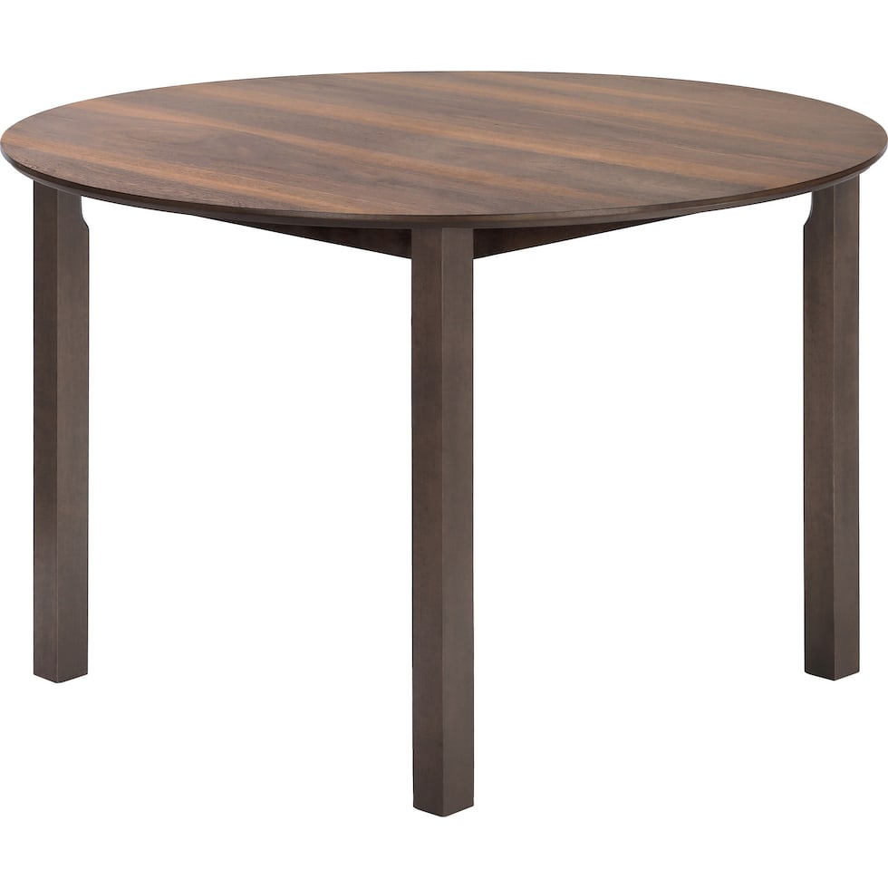 martina dark brown dining table   