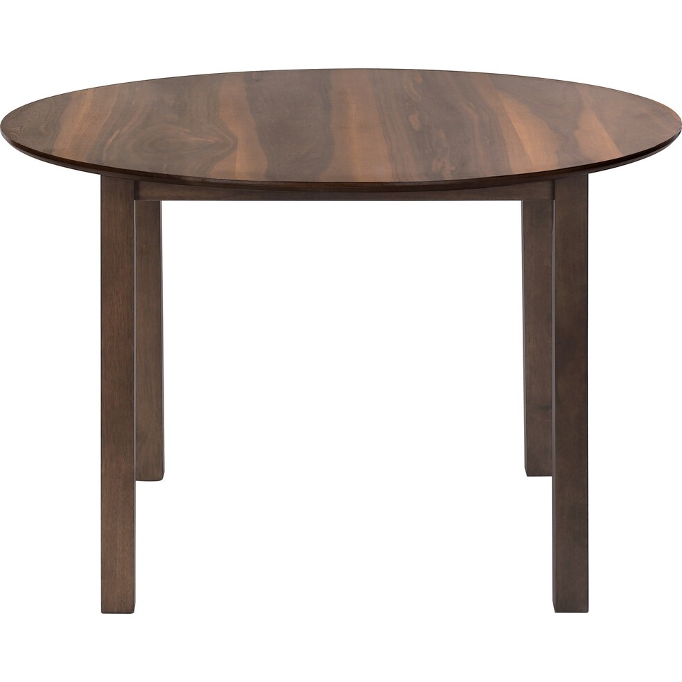 martina dark brown dining table   