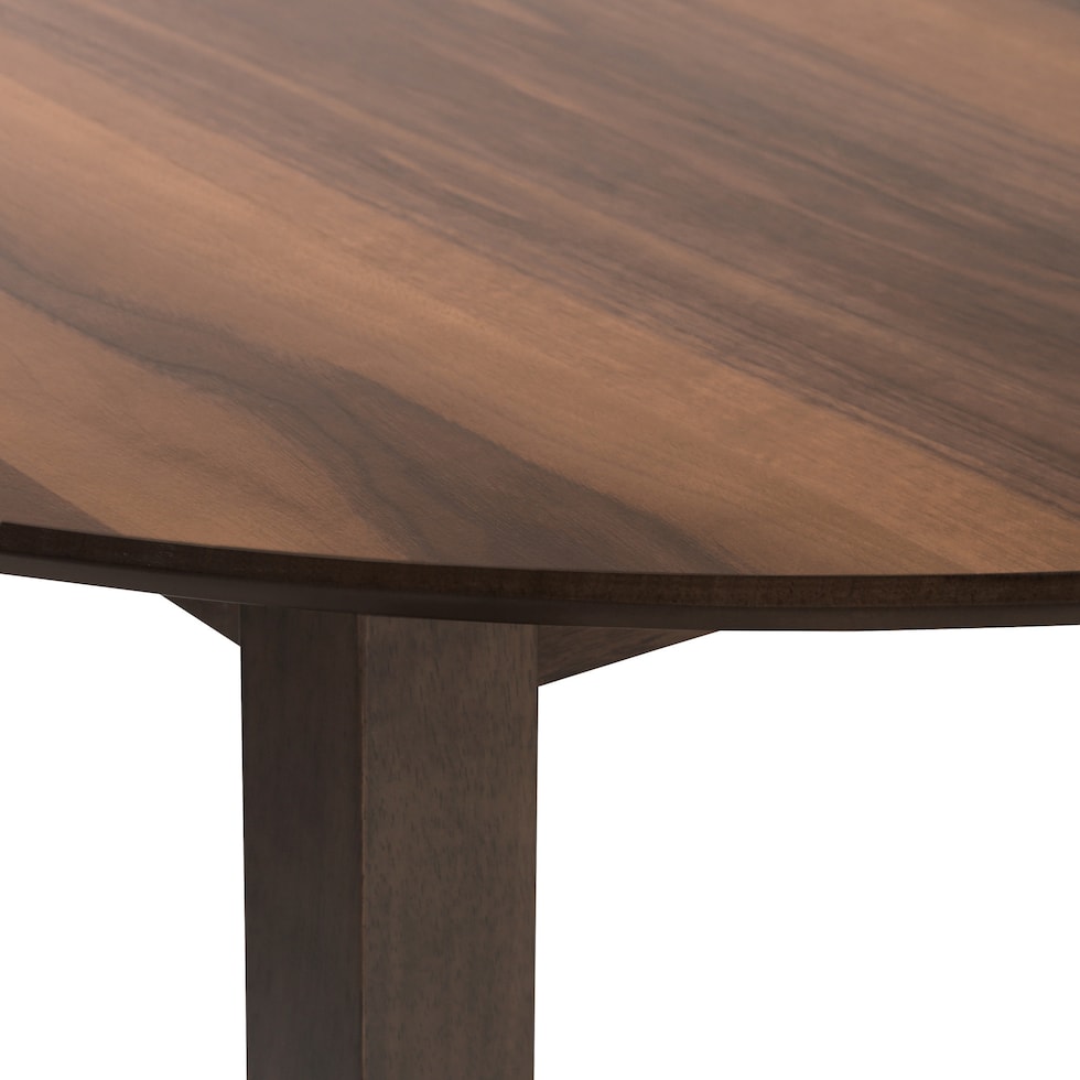 martina dark brown dining table   