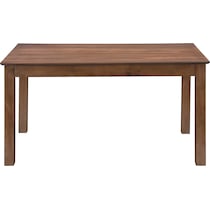 martina dark brown dining table   