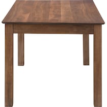 martina dark brown dining table   