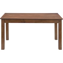 martina dark brown dining table   