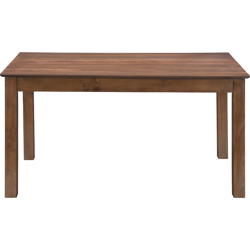 martina dark brown dining table   