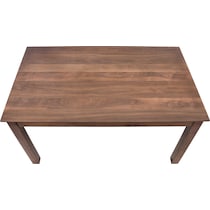 martina dark brown dining table   