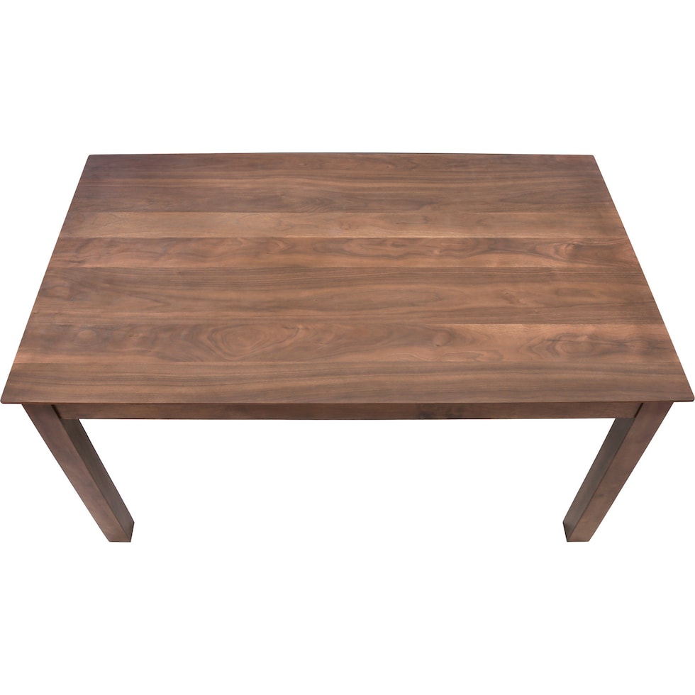 martina dark brown dining table   