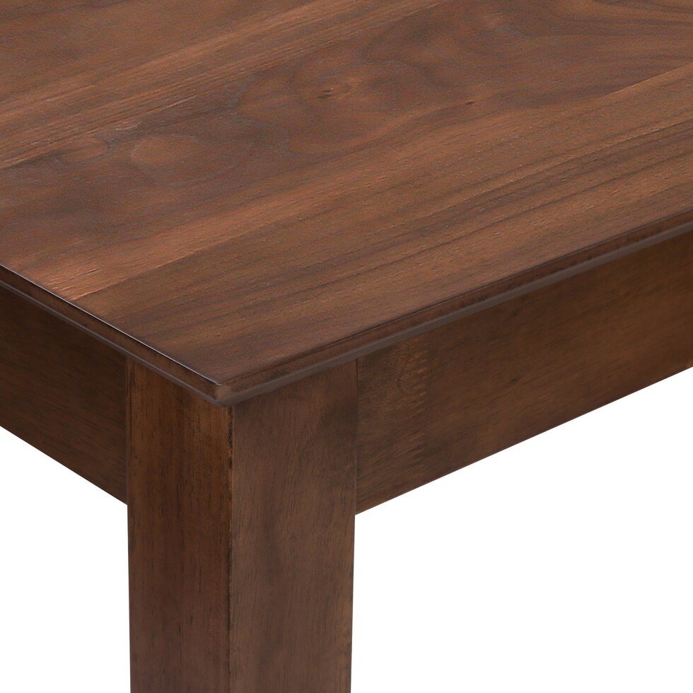 martina dark brown dining table   