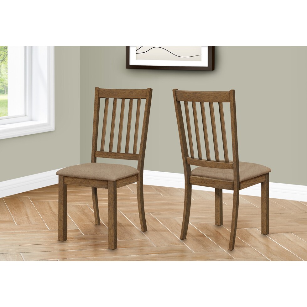 martina light brown chair   