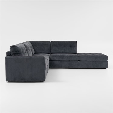 Martino 4-Piece Sectional and Ottoman Set