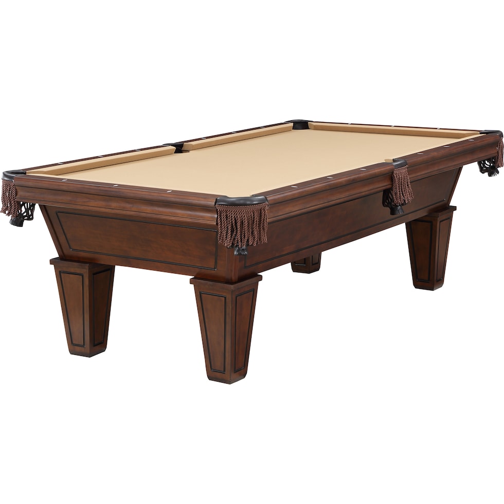 marvin dark brown gaming table   