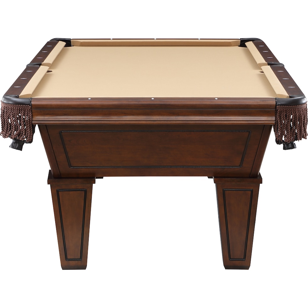 marvin dark brown gaming table   