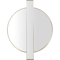 mary gold wall mirror   