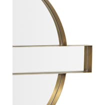 mary gold wall mirror   
