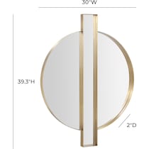 mary gold wall mirror   