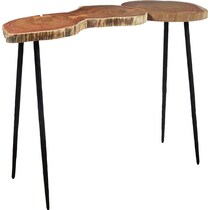 mary neutral sofa table   