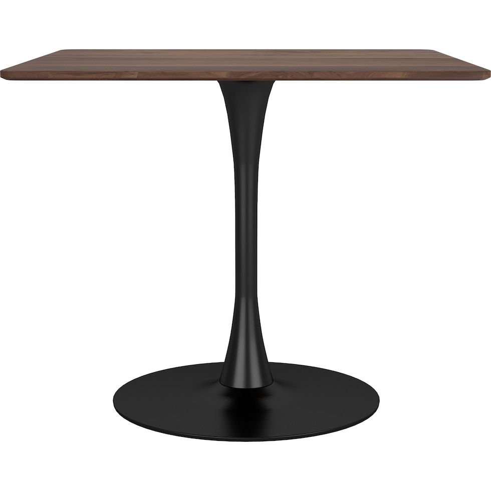 massimo brown black dining table   