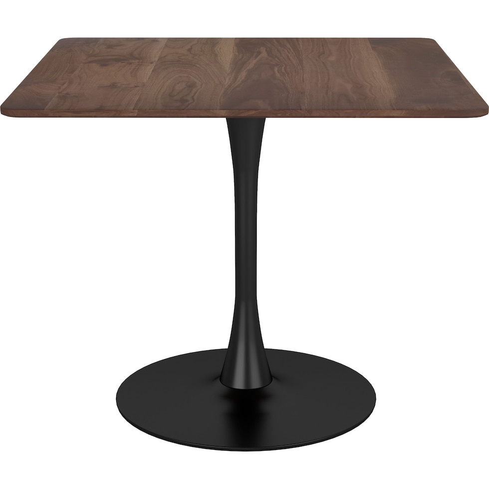 massimo brown black dining table   