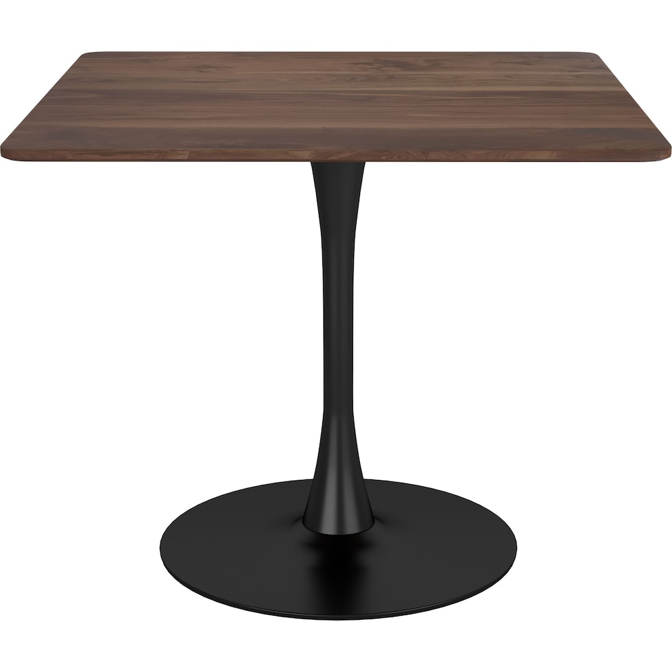 massimo brown black dining table   