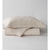 matelasse beige king bedding set   