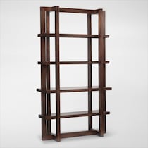 mateo dark brown bookcase web   
