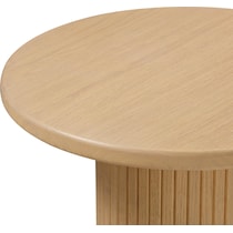 matthew light brown accent table   