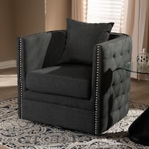 matthias gray accent chair   