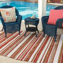 maude red outdoor area rug   