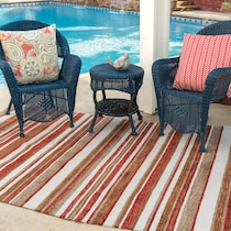 maude red outdoor area rug   