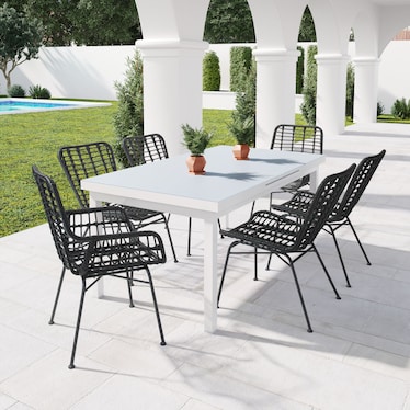 Maui Outdoor Set of 2 Dining Armchairs